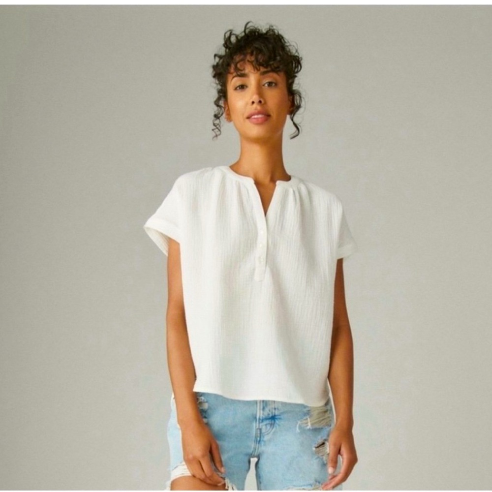 NWT Lucky Brand Cotton Top